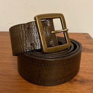 John Varvatos Leather Belt